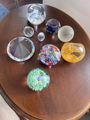 Art Glass Paperweight Lot