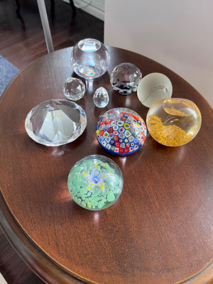 Art Glass Paperweight Lot