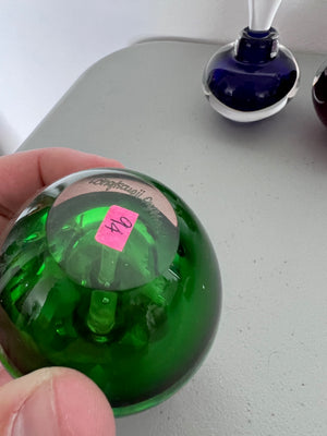 3 LANGKAWI Art Glass Perfume Bottles