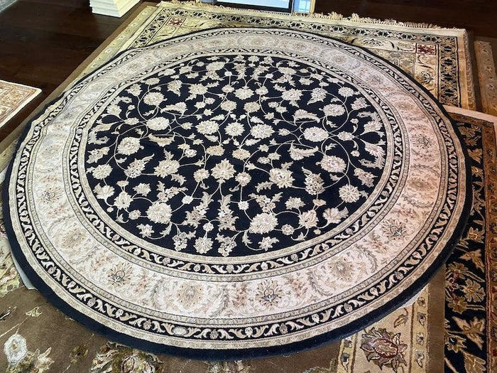 Karastan 'Persian Renaissance' Wool & Silk Round Rug
