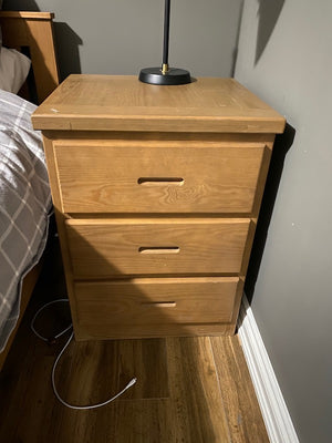 Wood Nightstand