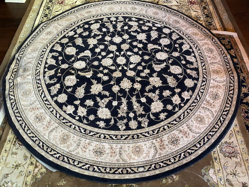 Karastan 'Persian Renaissance' Wool & Silk Round Rug – Sell My Stuff Canada  - Canada's Content and Estate Sale Specialists