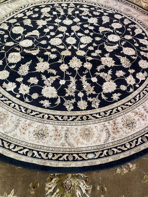 Karastan 'Persian Renaissance' Wool & Silk Round Rug