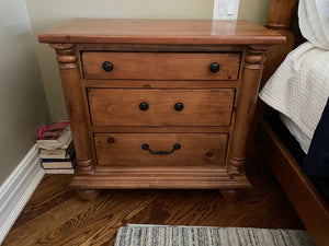 2 "Progressive Furniture" Wood Nightstands