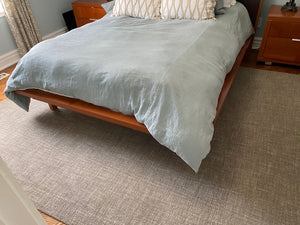 "Alf Design Group" Made in Italy Queen Bed Frame (Leather Headboard)
