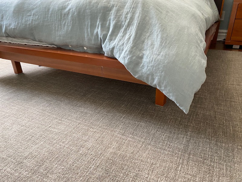 "Alf Design Group" Made in Italy Queen Bed Frame (Leather Headboard)