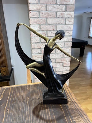 Spelter/Meal Sculpture- Lady Dancing