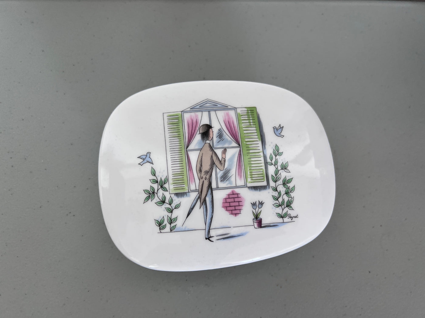 A collection of ten vintage pieces of Rosenthal porcelain from A collection of ten vintage pieces of Rosenthal porcelain from