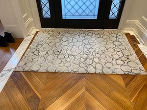 ELTE 'Nahm' Silver Rug- 4x6ft