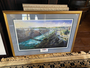 "The Whirlpool Rapids Bridge" Print by Paul Thomas Hanover