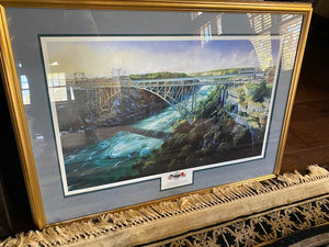 "The Whirlpool Rapids Bridge" Print by Paul Thomas Hanover