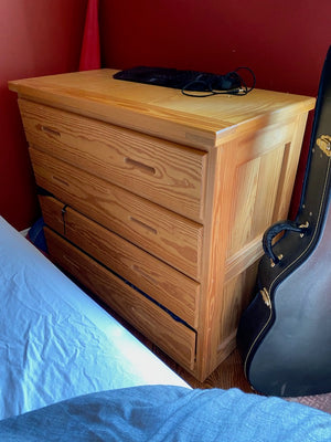 4 Drawer Wood Dresser