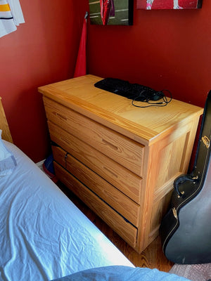 4 Drawer Wood Dresser
