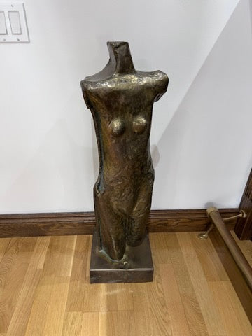 Ruben Zellermayer Bronze Sculpture, circa 1983, titled "Women"- 34"h