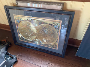 "Double Hemisphere World Map" from The Bombay Company