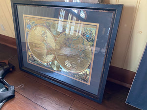 "Double Hemisphere World Map" from The Bombay Company