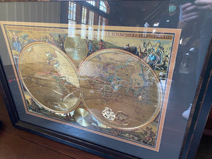 "Double Hemisphere World Map" from The Bombay Company