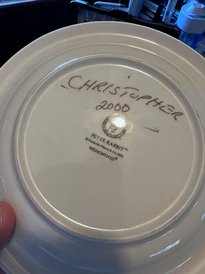 2 Wedgwood Peter Rabbit Plates