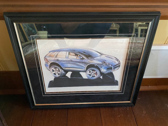 Porsche Cayenne Signed & Numbered Art-Print