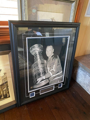 Johnny Bower Signed Photo, with COA- Frameworth