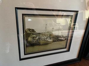 Alicia Soave LE Signed Print- "Boats in Harbour"