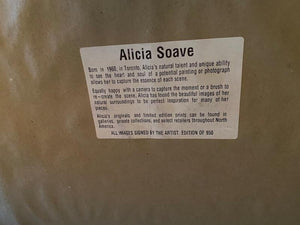 Alicia Soave LE Signed Print- "Boats in Harbour"