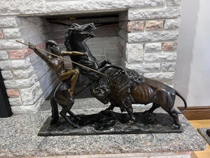 Alfred Hofmann and Peder Marius Jensen Bronze Sculpture-