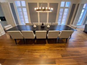 Beautiful Custom Made Black Dining Table (*CHAIRS NOT INCLUDED)