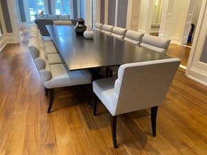 Beautiful Custom Made Black Dining Table (*CHAIRS NOT INCLUDED)