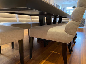 Beautiful Custom Made Black Dining Table (*CHAIRS NOT INCLUDED)