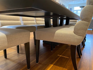 Beautiful Custom Made Black Dining Table (*CHAIRS NOT INCLUDED)