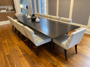 Beautiful Custom Made Black Dining Table (*CHAIRS NOT INCLUDED)