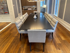 Beautiful Custom Made Black Dining Table (*CHAIRS NOT INCLUDED)