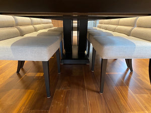 Beautiful Custom Made Black Dining Table (*CHAIRS NOT INCLUDED)