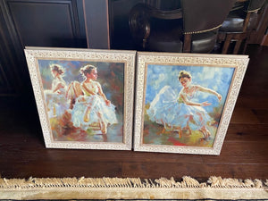 2 Framed Prints- Ballerinas