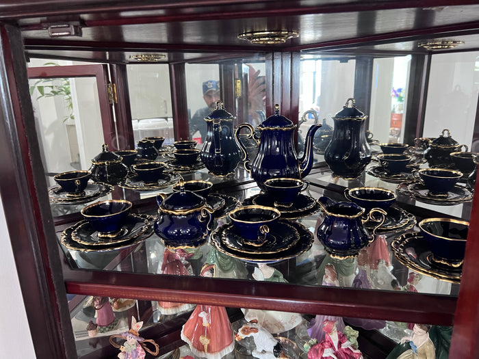 Lindner Kueps Bavaria Echt Cobalt 157 Tea Set