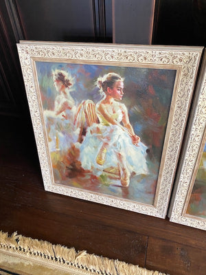 2 Framed Prints- Ballerinas