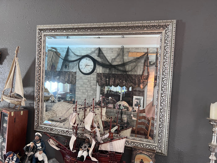 Silver Framed Mirror