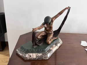 CLAIRE JEANNE ROBERTE COLINET BRONZE SCULPTURE- "ISIS"