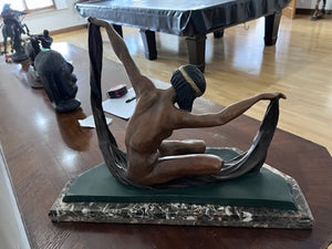CLAIRE JEANNE ROBERTE COLINET BRONZE SCULPTURE- "ISIS"