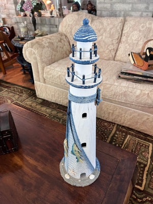 24" Lighthouse Decor