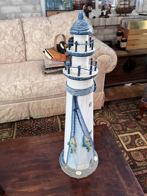 24" Lighthouse Decor