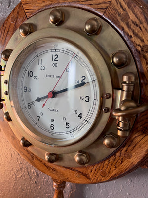 'Ship's Time Quartz' Wall Clock