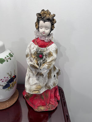 Paper Mache Japanese Doll
