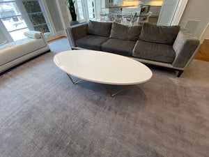 'Oly' George Cocktail Table, White & Gold