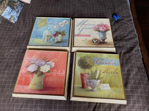 4 Art in Motion Prints- Fleurs by Angela Staehling