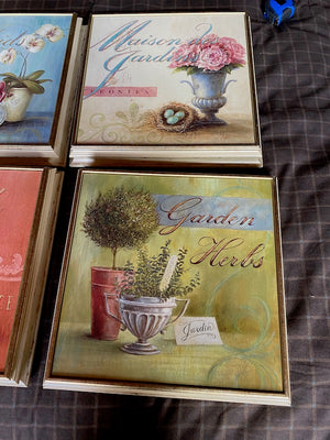 4 Art in Motion Prints- Fleurs by Angela Staehling