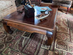 Oriental Style Wood Coffee Table