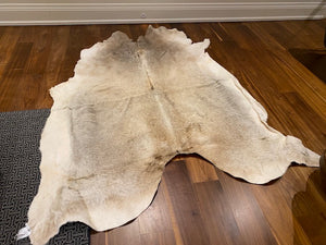 ELTE Mkt- Full Hide Grey, Argentina 100% Cow Hide- 5x7ft