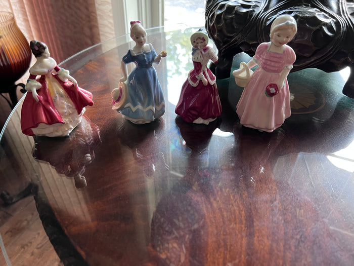 4 Small Royal Doulton Figurines